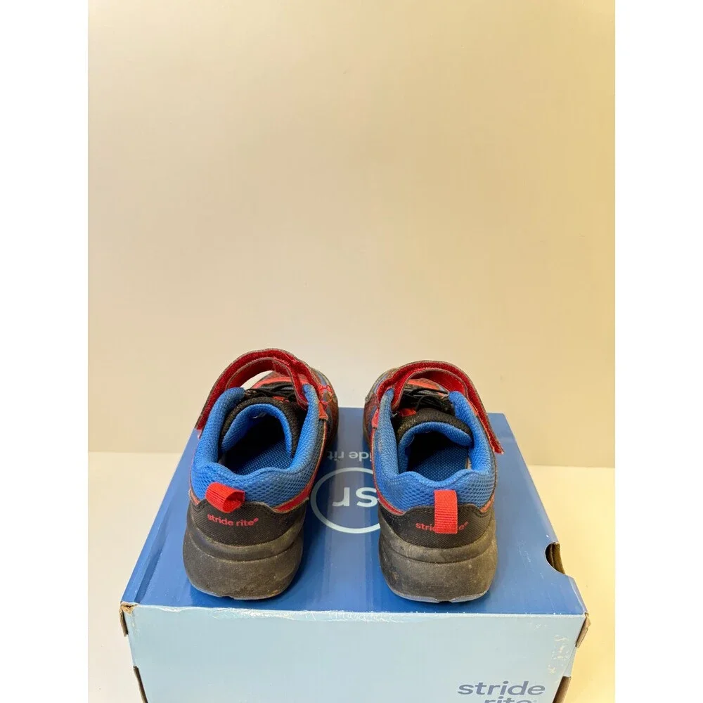 Stride Rite Kids Red/Black/Blue Equilibrium Adapt Sneakers US 10 XL